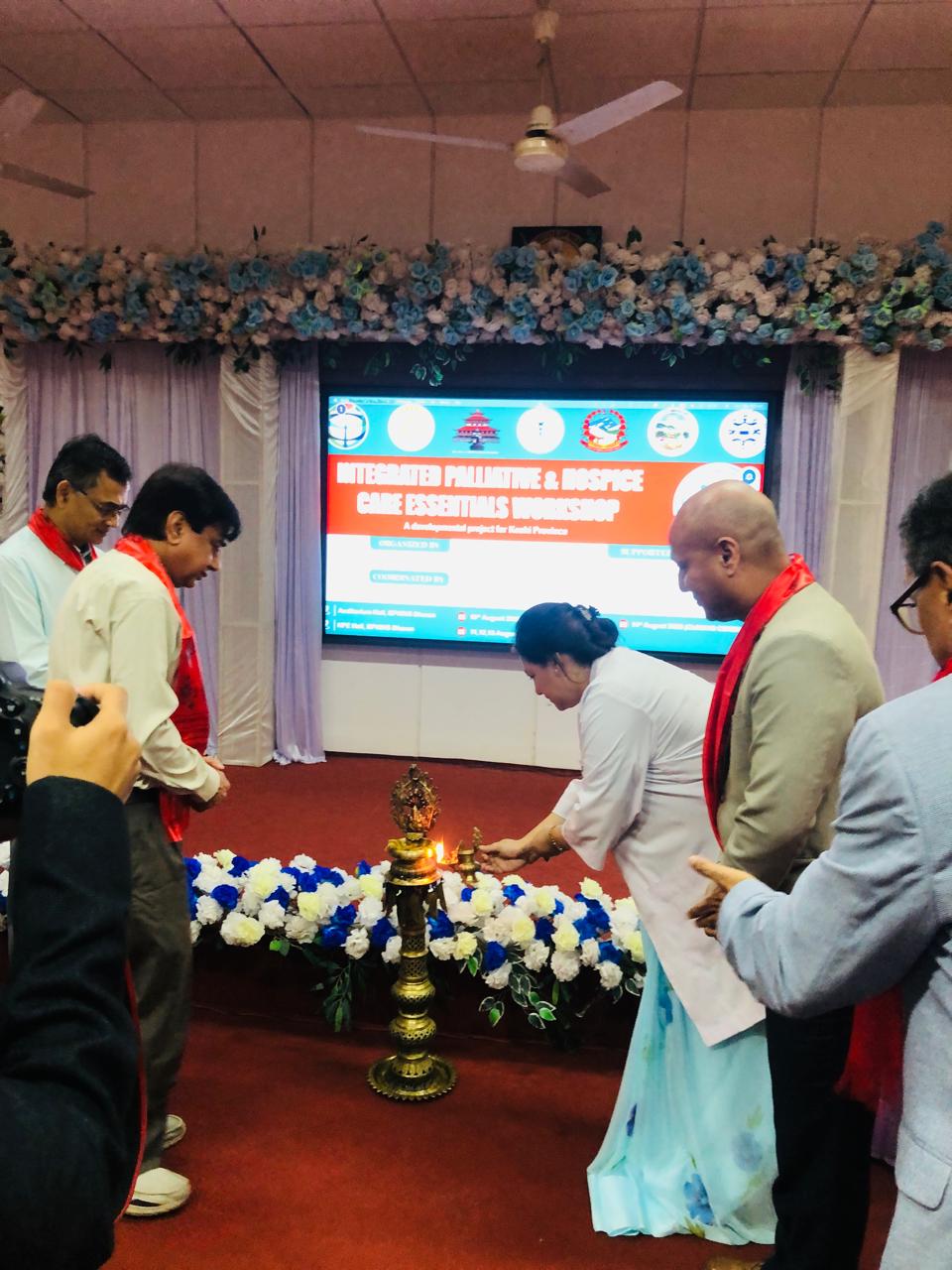 वी.पी. कोइराला स्वास्थ्य विज्ञान प्रतिष्ठान, धरानमा, कोशी प्रदेशमा सेवा विस्तार गरिने उद्देश्य सहितको प्यालियेटिभ एन्ड हस्पिस केयर सम्बन्धी कार्यशाला शुरु